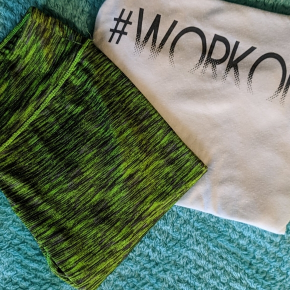 Material Girl Pants & Jumpsuits Material Girl Workout Set Leggings